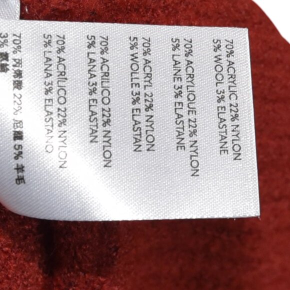 Free People Rust Cardigan M Oversized Boho Slouchy Indie Artsy Cozy Fall Layer - Picture 7 of 10